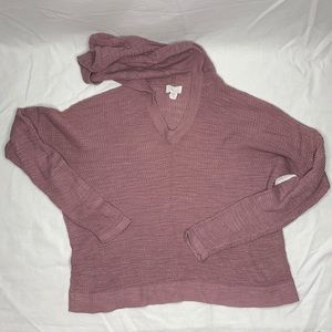 Caslon Hooded 100% Cotton Sweater